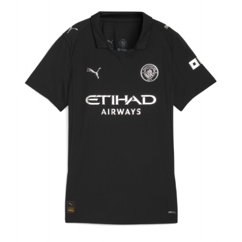 Lacne Ženy Futbalové dres Manchester City Rayan Ait-Nouri #21 2025-26 Krátky Rukáv - Preč
